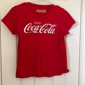 Enjoy Coca-Cola T-Shirt, Red, Retro